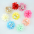 Chiffon flowers with hairpin hair accessories for children