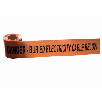 Buried underground detectable Aluminum foil warning tape