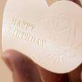 Custom Luxury Heart Embossed Paper Greeting Cards