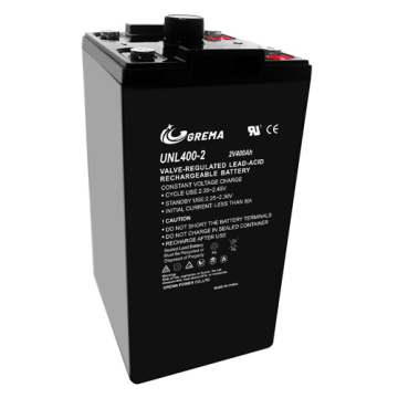 Long Power Life Battery 2V400AH für Sonnensystem