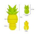 Lustige Ananas-Silikon-Weinflaschen-Stopper