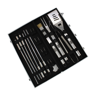 Stainless Steel 18 Piece BBQ Tools Set