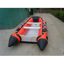 Barco de pesca inflable de PVC con certificación ce