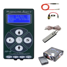 Лучшие продажи HURRICANE Tattoo Power Supply Transparent Green