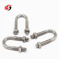 stainless steel A2 A4 SS304 SS316 custom u bolt m8 u type bolt bend bolt