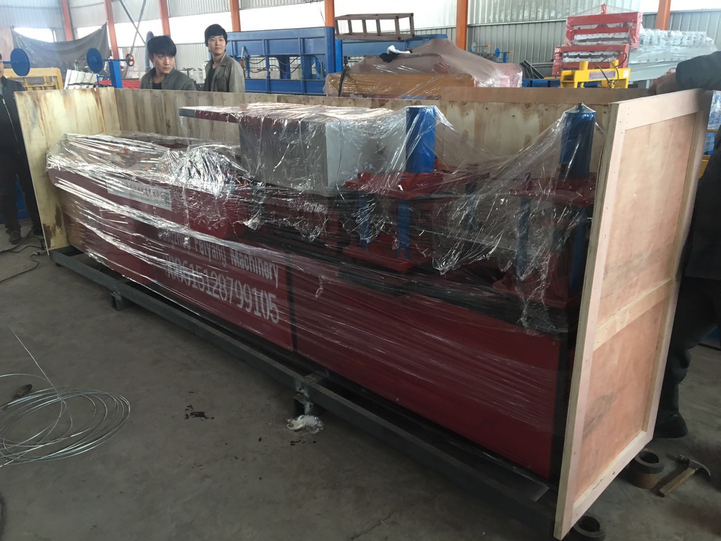 rolling shutter door machine