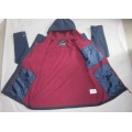 Yj-1071 Hombre Polar polar azul con capucha chaqueta de Softshell para hombres