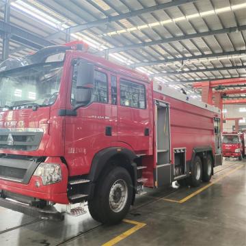 Caminhão de bombeiros de espuma de 16 quadrados personalizado