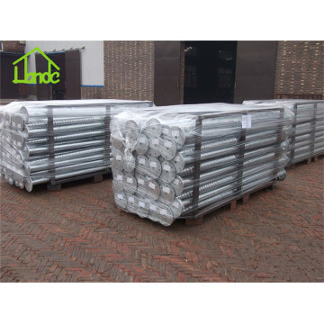 Galvanized mounting screw piles