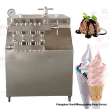 Crème glacée de 3000L/h haute pression homogénéisateur