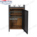 Vertikaler Barschrank Weinregal mit verstellbarer Partition