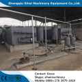 waste rubber refining to oil plant