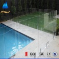 Vidro temperado transparente de 12 mm para vedação de piscina