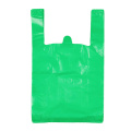 Sac en plastique de T-shirt de LDPE avec le logo adapté aux besoins du client par impression faite sur commande dans la petite taille géante moyenne grande