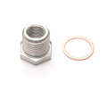 Exhaust O2 Oxygen Sensor Adapter with copper gasket