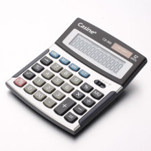 Calculadora de plástico negro