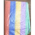 stripe PE tarpaulin multiple colors