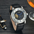 2017 new custom watches black dial clock men