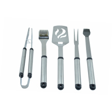 5 PCs Edelstahl BBQ Tools Campingzubehör