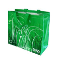 Green hand covered non woven bags