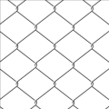 PVC Covered Electro Galvanized Link Link Fence