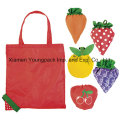 Custom 190t Polyester Nylon Foldable Shopping Tote Bag in Pouch
