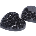 PET cavities black chocolate tray packaging serving tray