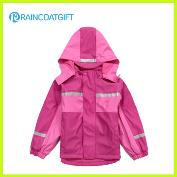 Waterproof Children′s PU Ski Suit Rum-018