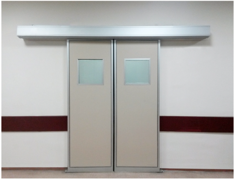 Medical stainless steel electric sliding clean door double door)1 Medical stainless steel electric sliding clean door double door)1