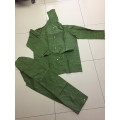 Traje de lluvia impermeable de PVC impermeable RainCoat con capucha