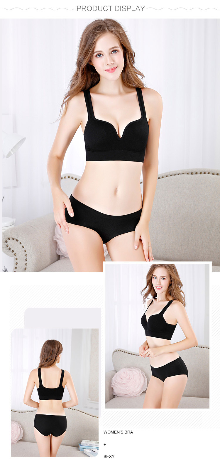 women sport bra-product display