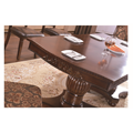 Antique Carved Solid Wood Dining Table And Chair