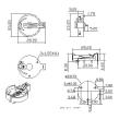 Держатель батареи с помощью ячейки Thru-Hole / Dip CR2032