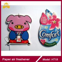 Novo carro feito papel Air Freshener/carro Perfume