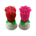 Rose firework rotating Flower Musical Birthday Party Candle