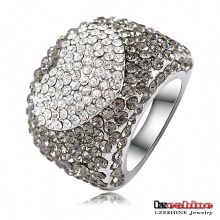 Full Rhinestone Heart Engagement Ring (Ri-HQ0006)