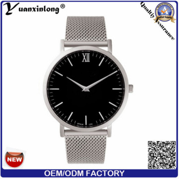 YXL-030 China proveedor agradable cuarzo movimiento minimalista cuero por encargo reloj hombre