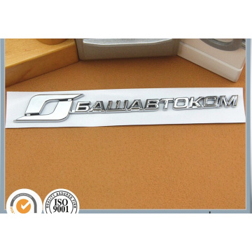 Kundenspezifisches Rechteck-Chrom ABS-Auto-Flaggen-Metallabzeichen