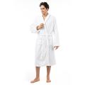 Custom Size White 100% Cotton Hotel Bathrobe