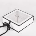 High-grade white cardboard window folding paper gift box