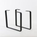 Metal black powder coating dining table leg