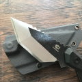 Couteau de chasse tactique Titanium Tanto avec étui Kydex