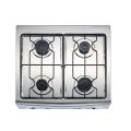 Freestanding 4 Burner Gas Oven with Glass Cover