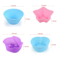 Wiederverwendbare Silikon-Cupcake-Formen