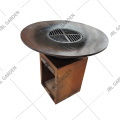 Camping Corten steel customized bbq grills