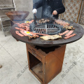 Grill de barbacoa de carbón portátil para uso doméstico