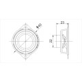 Multimedia 40 mm 4 Ohm 3 W tragbarer Mini-Lautsprecher