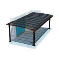 Wrought Iron Storage Carport With Shed