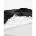 19 Momme Silk Bedskirt Wrap Around Ruffled Bed Skirt with Adjustable Elastic Belt Queen King and C-King
