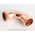 Copper M profile press pipe fitting plumbing fitting